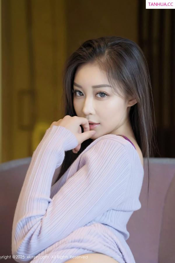   [XiuRen]高清写真图 2025.04.15 No.10151 兰滢滢 紫色丝袜第30张图片